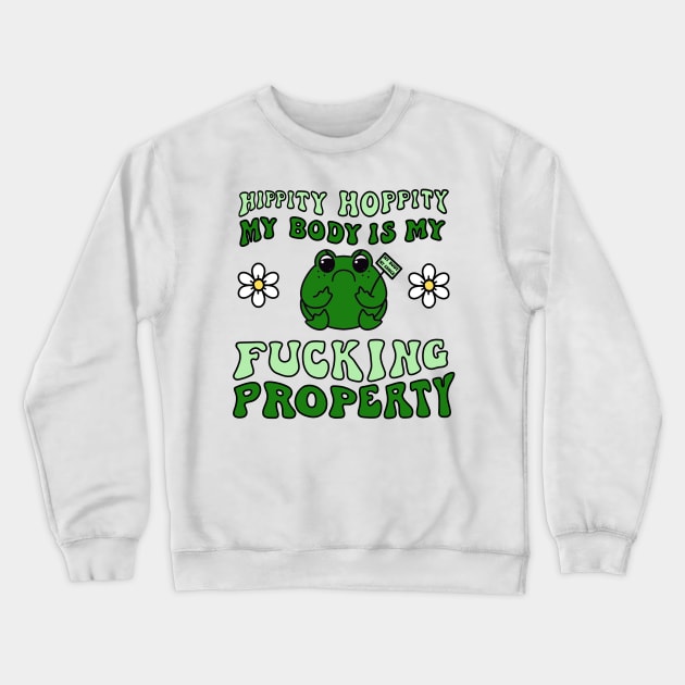 Hippity, Hoppity. Crewneck Sweatshirt by alexhefe